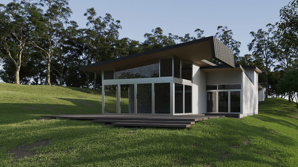 Sloping House Design - Threadgold Architecture + Construction